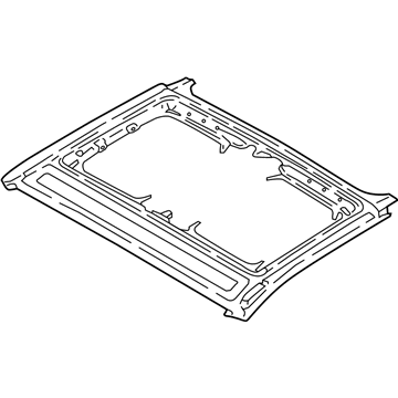 BMW 51137360998 Roof Frame Front