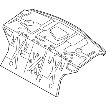 BMW 41137044078 Partition Trunk