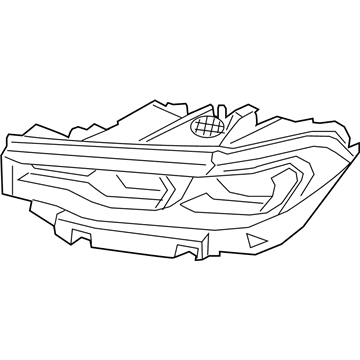 BMW 63119852959 HEADLIGHT, LASER LIGHT, LEFT