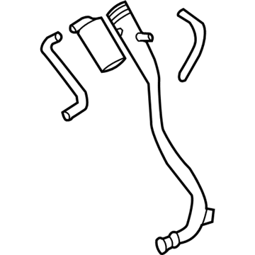 BMW 16117177190 Plastic Filler Pipe