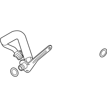 BMW 11538663516 Coolant Pipe, Flow