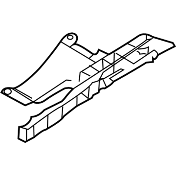 BMW 51757201225 Lateral Underbody Shield, Left