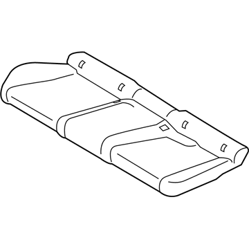 BMW 52207327957 Foam Section, Seat