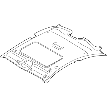 BMW 51447389089 Molded Headlining For Sliding Lifting Roof