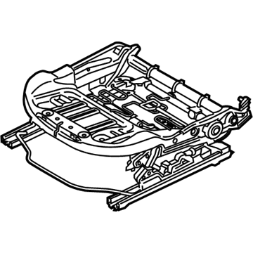 BMW 52107310849 Seat Mechanism, Sports Seat, Left