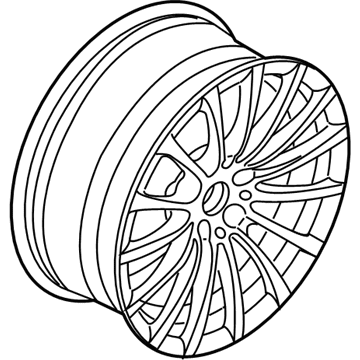 2017 BMW 540i Alloy Wheels - 36116861224