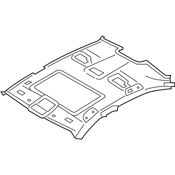 BMW 51449170569 Molded Headlining For Sliding Lifting Roof