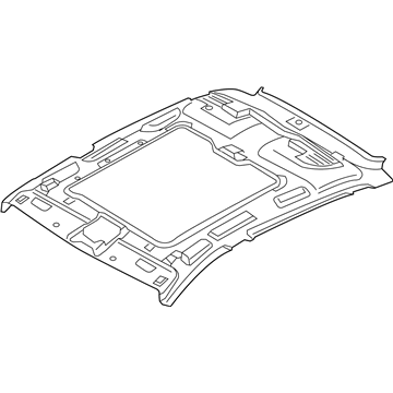 BMW 51448047562 Moulded Roof Lining For Panoramic Roof