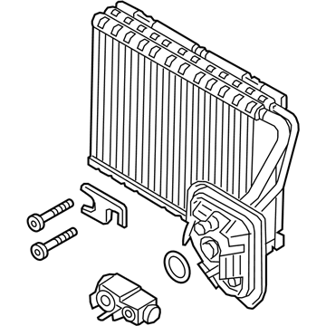 BMW A/C Evaporator Core - 64119361708