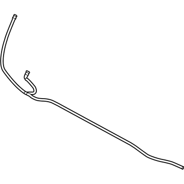 61673416224 BMW Hose Line, Headlight Cleaning System Illustration 1 of 1