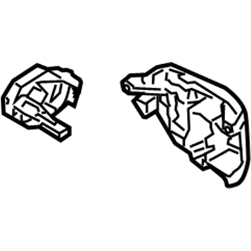 64116927610 BMW Bracket Set Illustration 1 of 1