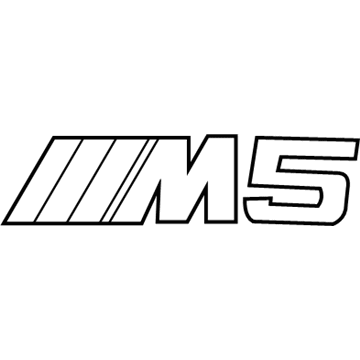 BMW M5 Emblem - 51147898126