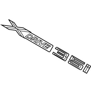 BMW X5 Emblem - 51147345059