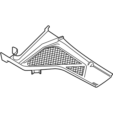 BMW 64319245594 Cover, Housing, Microfilter, Right