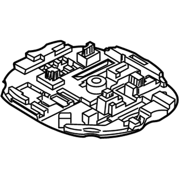 65129120060 BMW Instrument Support, Bottom Section Illustration 1 of 1