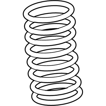 33536787208 BMW Rear Coil Spring Illustration 1 of 1