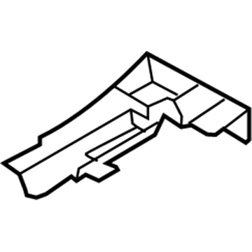 51757129682 BMW Window Deflector, Left Illustration 1 of 1