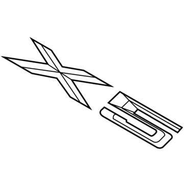 BMW X5 Emblem - 51148402675
