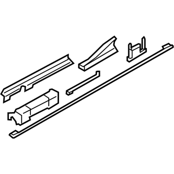 BMW 54137386975 Mechanism, Glass Cover, Rear 54137386975 BMW Mechanism, Glass Cover, Rear Illustration 1 of 1