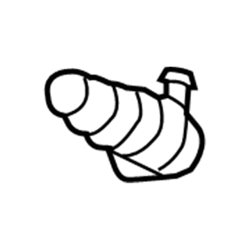 BMW 61677057452 High Pressure Nozzle, Right 61677057452 BMW High Pressure Nozzle, Right Illustration 1 of 1