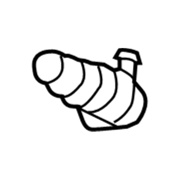 61677057451 BMW High Pressure Nozzle, Left Illustration 1 of 1