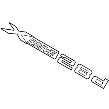 2015 BMW X3 Emblem - 51147366723