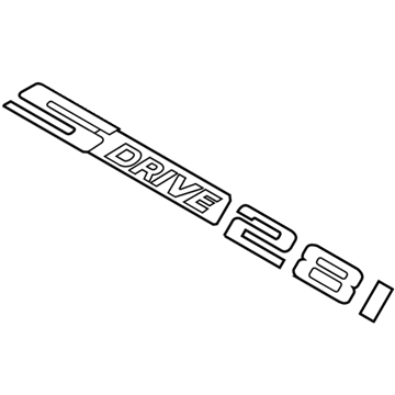 BMW X3 Emblem - 51147362661