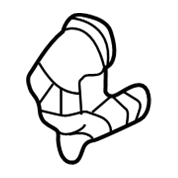 BMW 51133411429 Spray Nozzle Left 51133411429 BMW Spray Nozzle Left Illustration 1 of 1