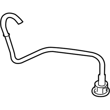 31507612743 BMW Vent Line, Front Differential Illustration 1 of 1