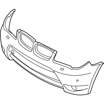 51110306061 BMW Bumper Trim Panel Front Illustration 1 of 1