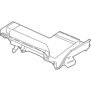 64318379624 BMW Housing Lower Part Microfilter Right Illustration 1 of 1