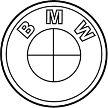 BMW 1 Series M Emblem - 51147166445