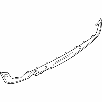 BMW 51125A23748 TRIM PANEL, BUMPER, REAR, BO