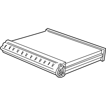 64118373175 BMW Heater Radiator With Aluminium Water Box Illustration 1 of 1