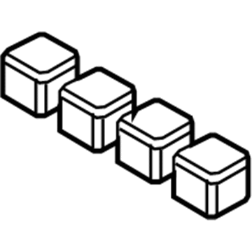 61366977982 BMW Relay, No Contact, Taubenblau Illustration 1 of 1
