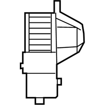 64119349769 BMW Blower Unit Illustration 1 of 1