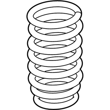 33536798611 BMW Rear Coil Spring Illustration 1 of 1