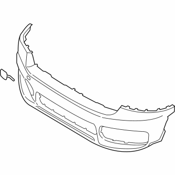 51117478628 BMW Panel, Bumper, Primed, Front Illustration 1 of 1