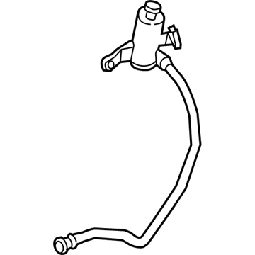 16137839801 BMW Vent Pipe With Dust Filter Illustration 1 of 1