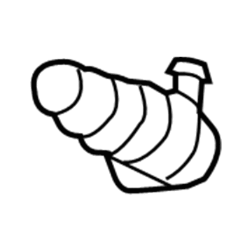 61677206646 BMW High Pressure Nozzle, Right Illustration 1 of 1