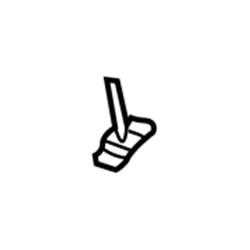 41128209459 BMW Rear Car Jack Bracket Illustration 1 of 1