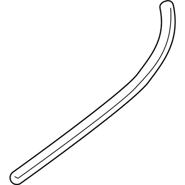 BMW 51379810471 Trim Strip, Window, Fixed, Left