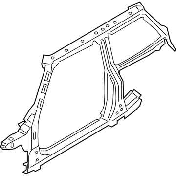 41007387950 BMW Side Frame, Middle Right Illustration 1 of 1