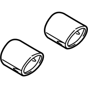 2003 BMW Z4 Tail Pipe - 82120151089