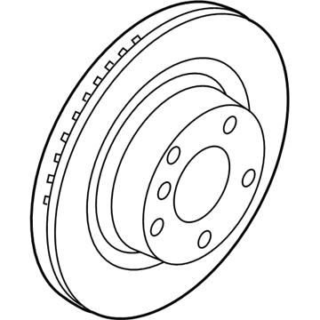 BMW ActiveHybrid 3 Brake Disc - 34206797600