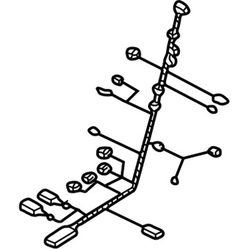 BMW 61126908587 Wiring Co-Drivers Side 61126908587 BMW Wiring Co-Drivers Side Illustration 1 of 1
