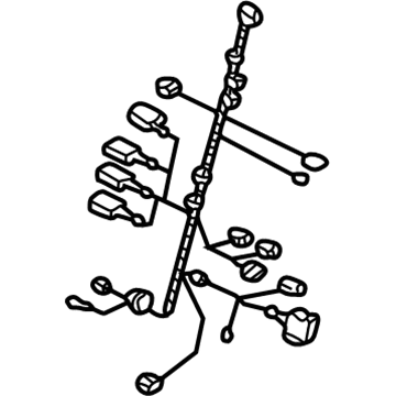 BMW 61126908571 Wiring Drivers Side 61126908571 BMW Wiring Drivers Side Illustration 1 of 1