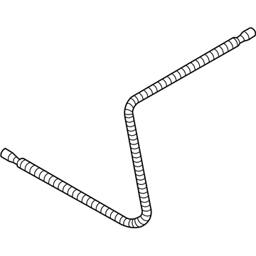 61683404587 BMW Metal Tube, Corrugated Illustration 1 of 1