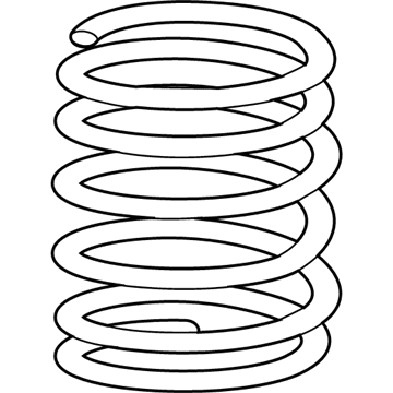 33536779865 BMW Barrel Spring Rear Illustration 1 of 1