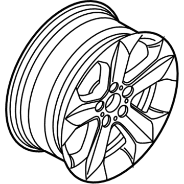 2010 BMW X6 Alloy Wheels - 36116774893